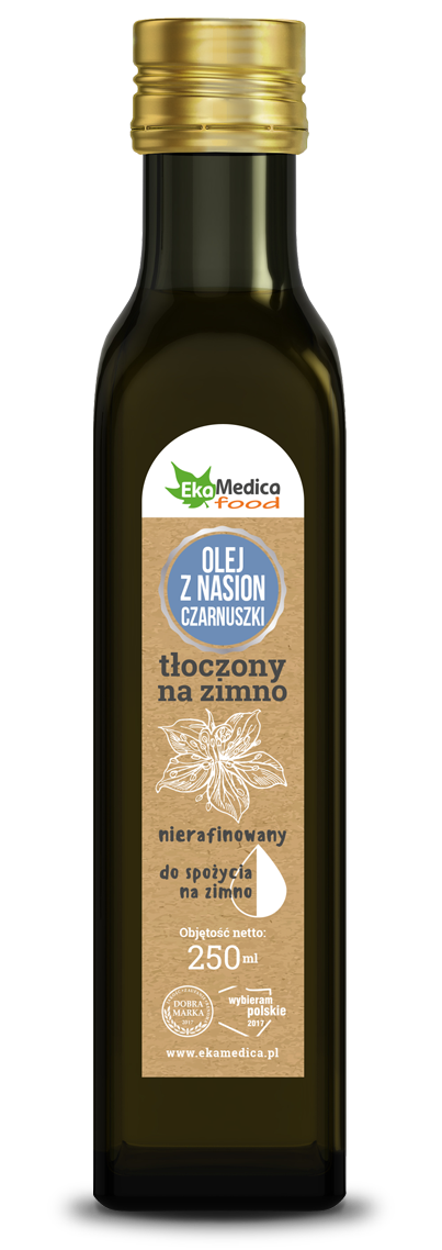 OLEJ Z NASION CZARNUSZKI tłoczony na zimno 250 ml