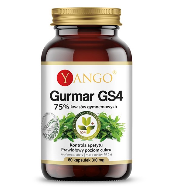 GURMAR GS4® - 75% kwasów gymnemowych - 60 kaps.
