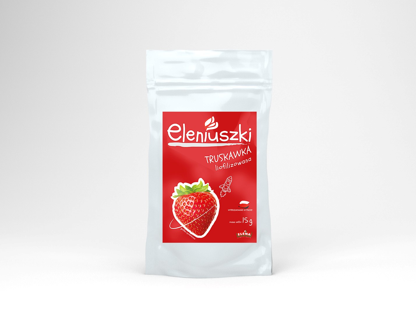 ELENIUSZKI Truskawka połówko-plastry 15g