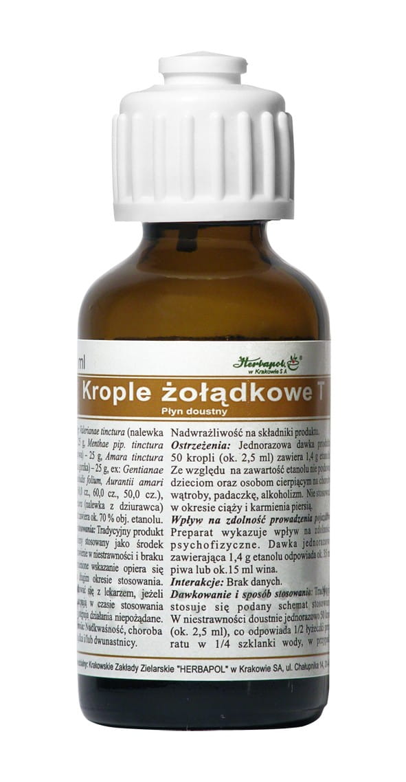 KROPLE ŻOŁĄDKOWE  T 35 ml