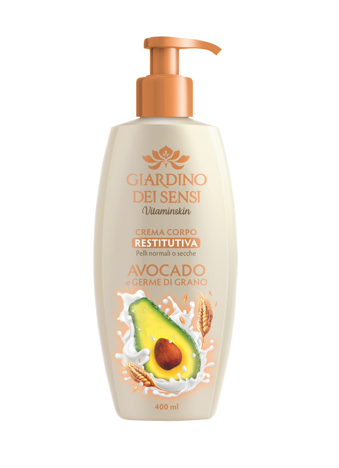 KREM NAPRAWCZY DO CIAŁA AWOKADO & KIEŁKI PSZENICY 400ml