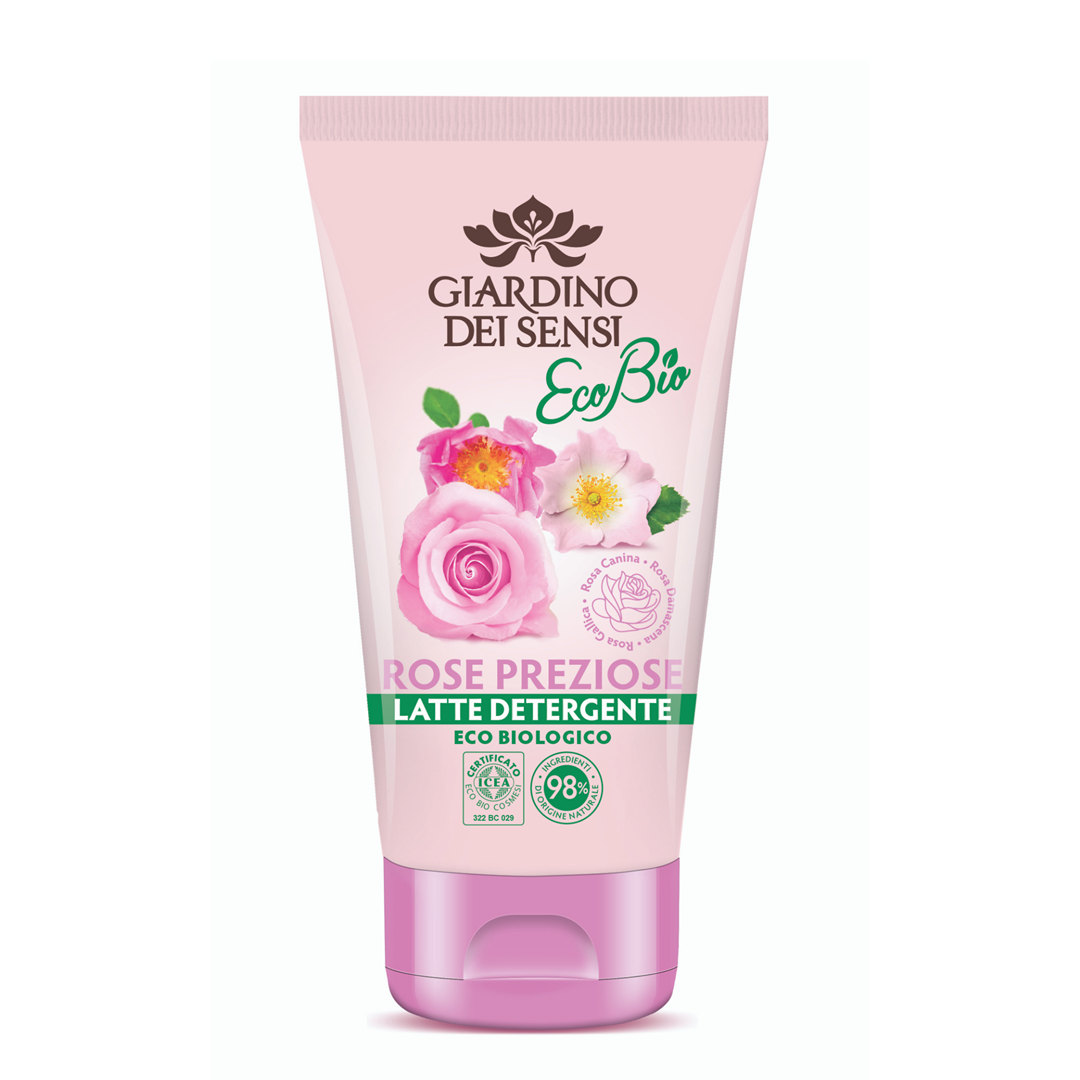 MLECZKO OCZYSZCZAJĄCE SZLACHETNE RÓŻE ECO BIO 150 ml