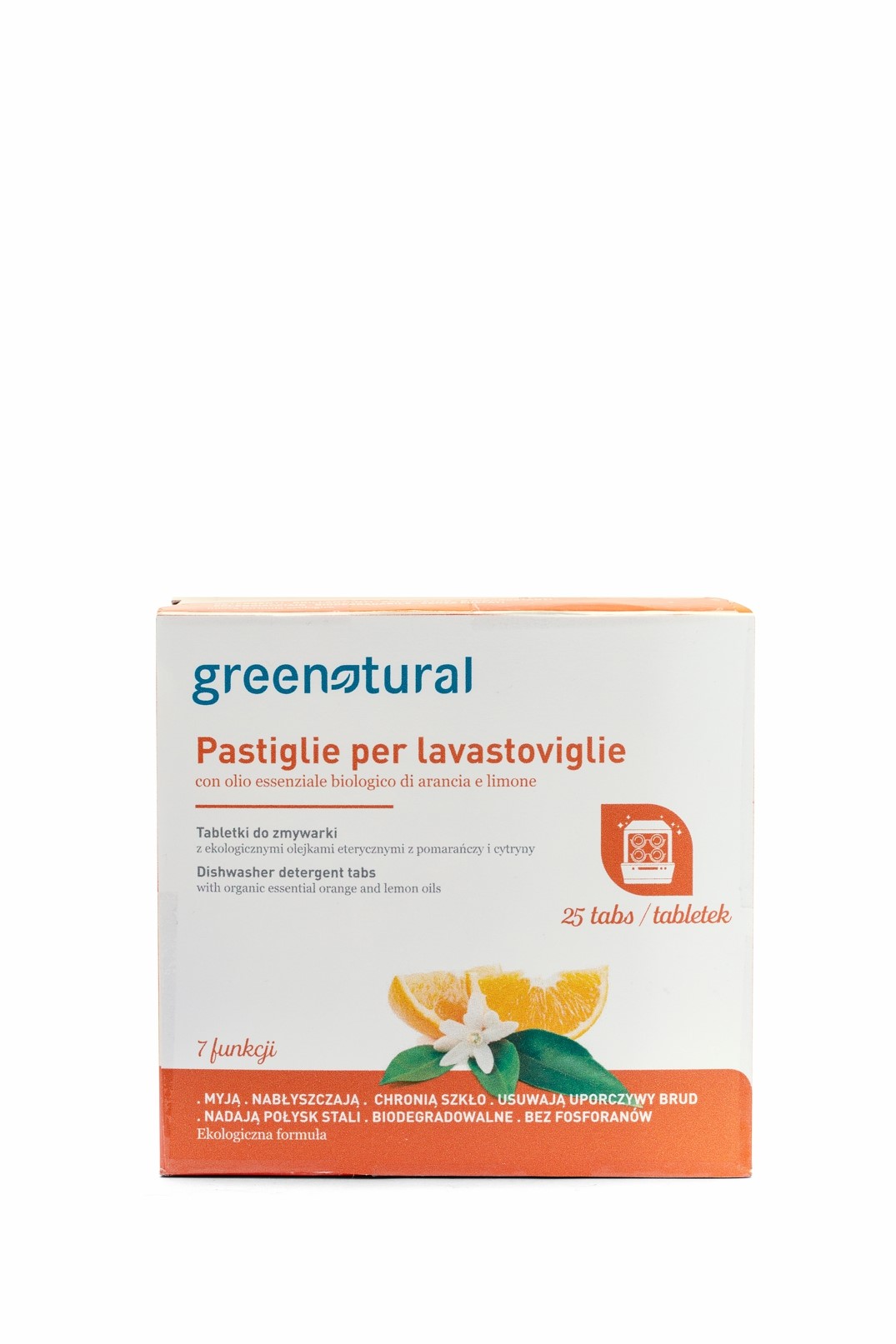 GN TABLETKI DO ZMYWARKI CYTRYNA & POMARAŃCZA 25 szt.