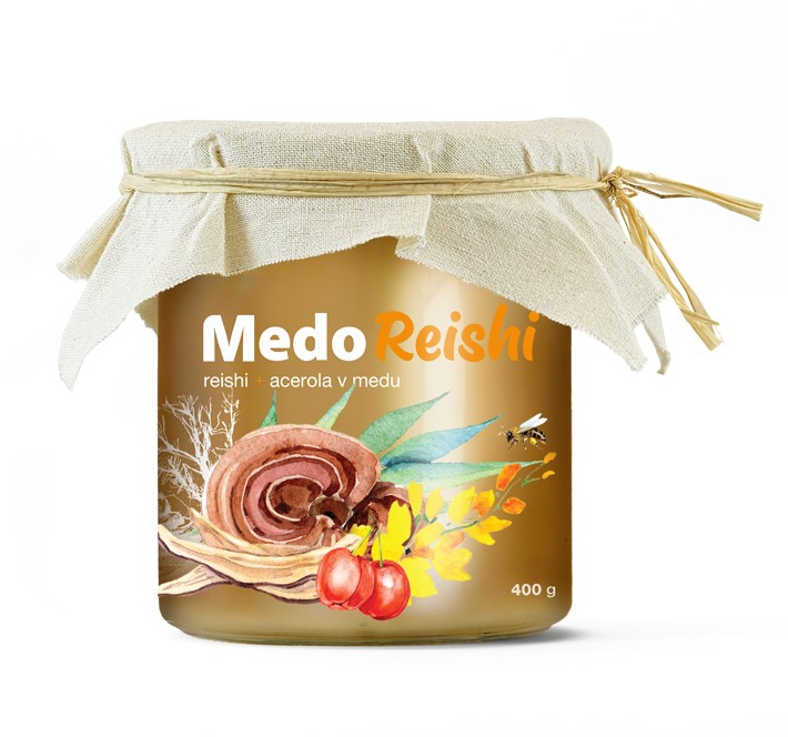 MedoREISHI                                                                                                Miód + Reishi - 400 g
