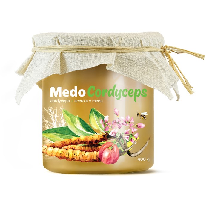 MedoCORDYCEPS                                                                                           Miód + Cordyceps - 400 g