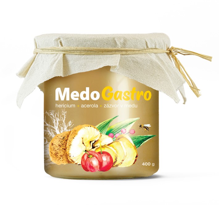 MedoGASTRO                                                                                     Miód + Hericium + imbir - 400 g