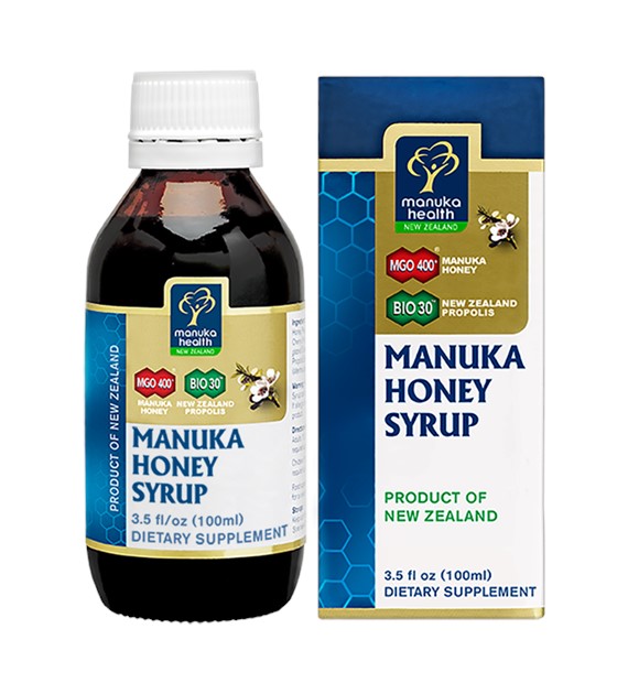 SYROP ZIOŁOWO-PROPOLISOWY z Miodem Manuka MGO™ 400+ 100 ml