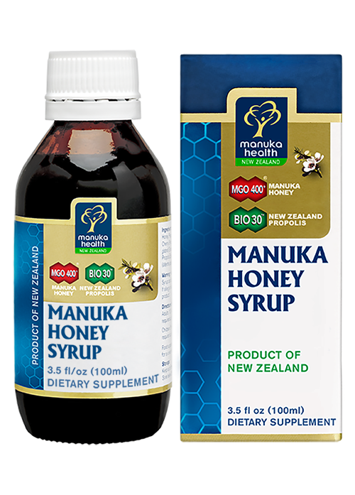 SYROP ZIOŁOWO-PROPOLISOWY z Miodem Manuka MGO™ 400+ 100 ml
