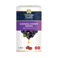 CUKIERKI Z MIODEM MANUKA MGO™ 400+ i witaminą C, o smaku czarnej porzeczki